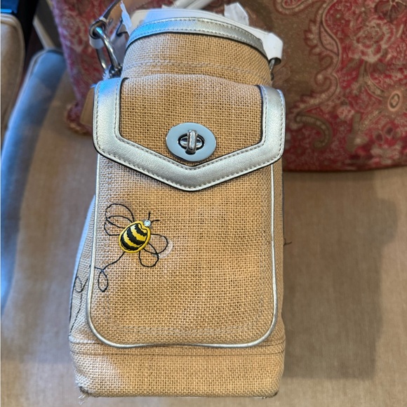 Coach vintage summer bag, flowers/bees - Picture 4 of 16